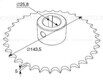 Колесо зубчатое Z=34 в сборе