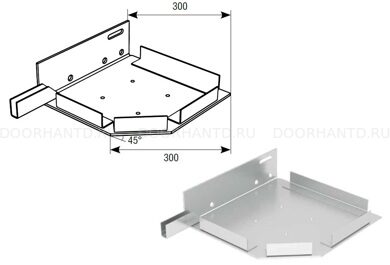 Крышка боковая RSK300 стальная