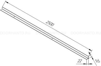 Рейка L=2500 мм